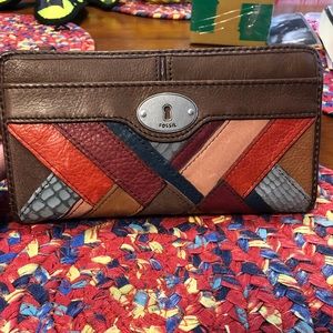 NWOT Fossil Leather Wallet